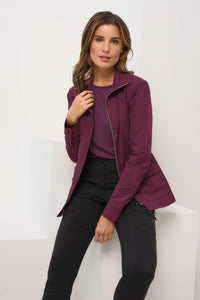 Kenya Jacket in Mulberry