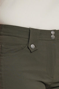 Skyler Mid-weight Travel Pant in Army Green