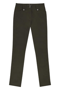 Skyler Mid-weight Travel Pant in Army Green