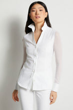 Load image into Gallery viewer, White || Beth Button Front Shirt
