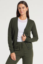 Load image into Gallery viewer, ARMY GREEN || Missy Cashmere Cardigan
