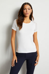 White || Melissa Pima Cotton T-Shirt