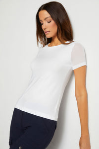 White || Melissa Pima Cotton T-Shirt