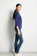 Load image into Gallery viewer, Navy || Henley Top
