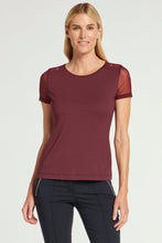 Load image into Gallery viewer, Sangria || Melissa Pima Cotton Tee
